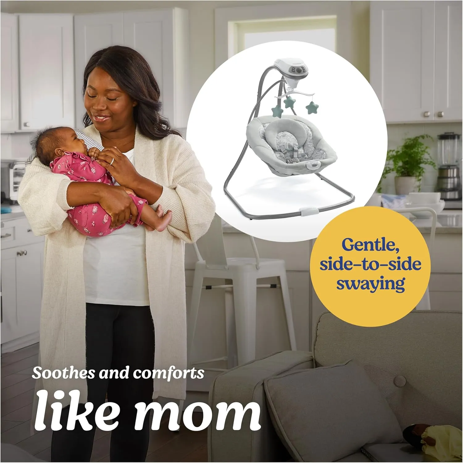 Graco Simple Sway Swing, Ivy