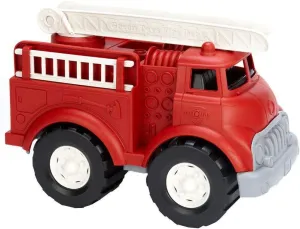 Green Toys Fire Truck - BPA , Phthalates Free Imaginative Play Toy for Improving Fine , Gross Motor Skills. for Kids,Red