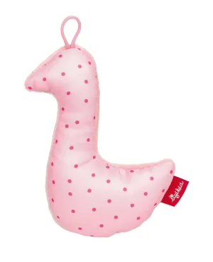 Greifling RedStars Goose Baby Toy with Rattle Catching, Discovering, Playing from Birth #42898 Pink 12 cm