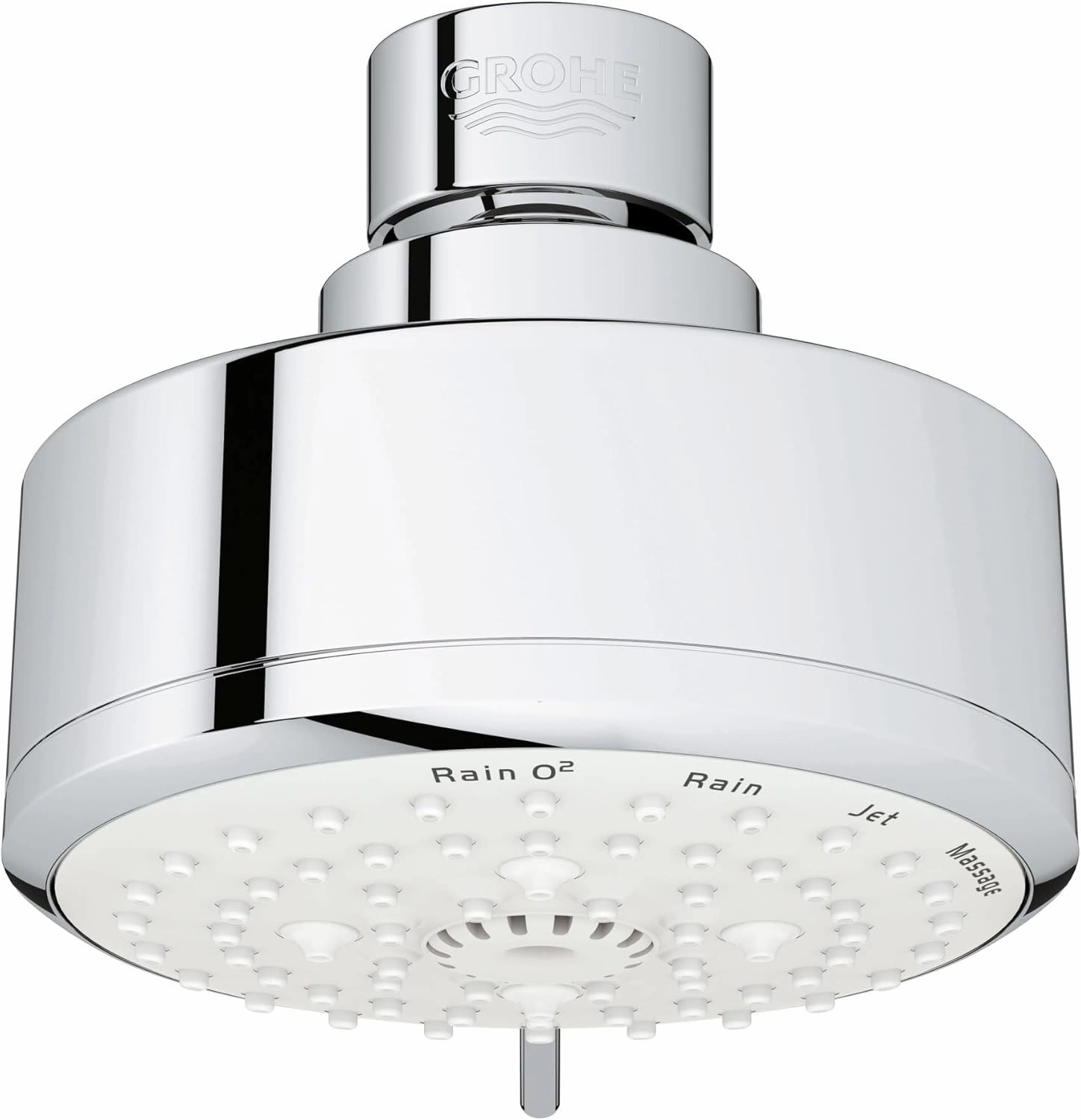 Grohe Tempesta Cosmopolitan 100 4 Spray Functions Shower Head, Starlight Chrome