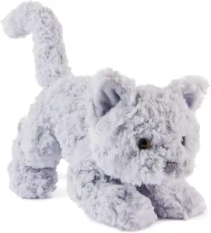 GUND Bootsie English Blue Kitten Plush Toy, Premium Cat Stuffed Animal for Ages 1 and Up, Gray, 9”