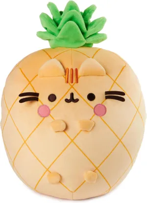 GUND Pusheen Pineapple Scented Squisheen Plush, Squishy Toy Stuffed Animal for Ages 8 and Up, Yellow, 11”