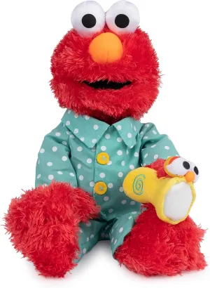 GUND Sesame Street Official Bedtime Elmo Muppet Plush, Premium Glow-in-The-Dark Plush Toy for Ages 1 & Up, Red, 12”