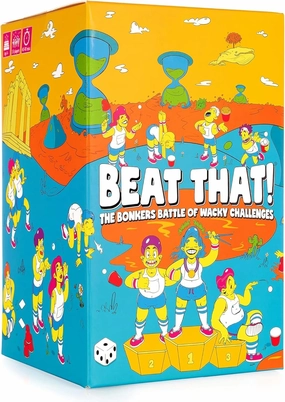 Gutter Games Beat That! - The Bonkers Battle of Wacky Challenges [Family Party Game for Kids & Adults]