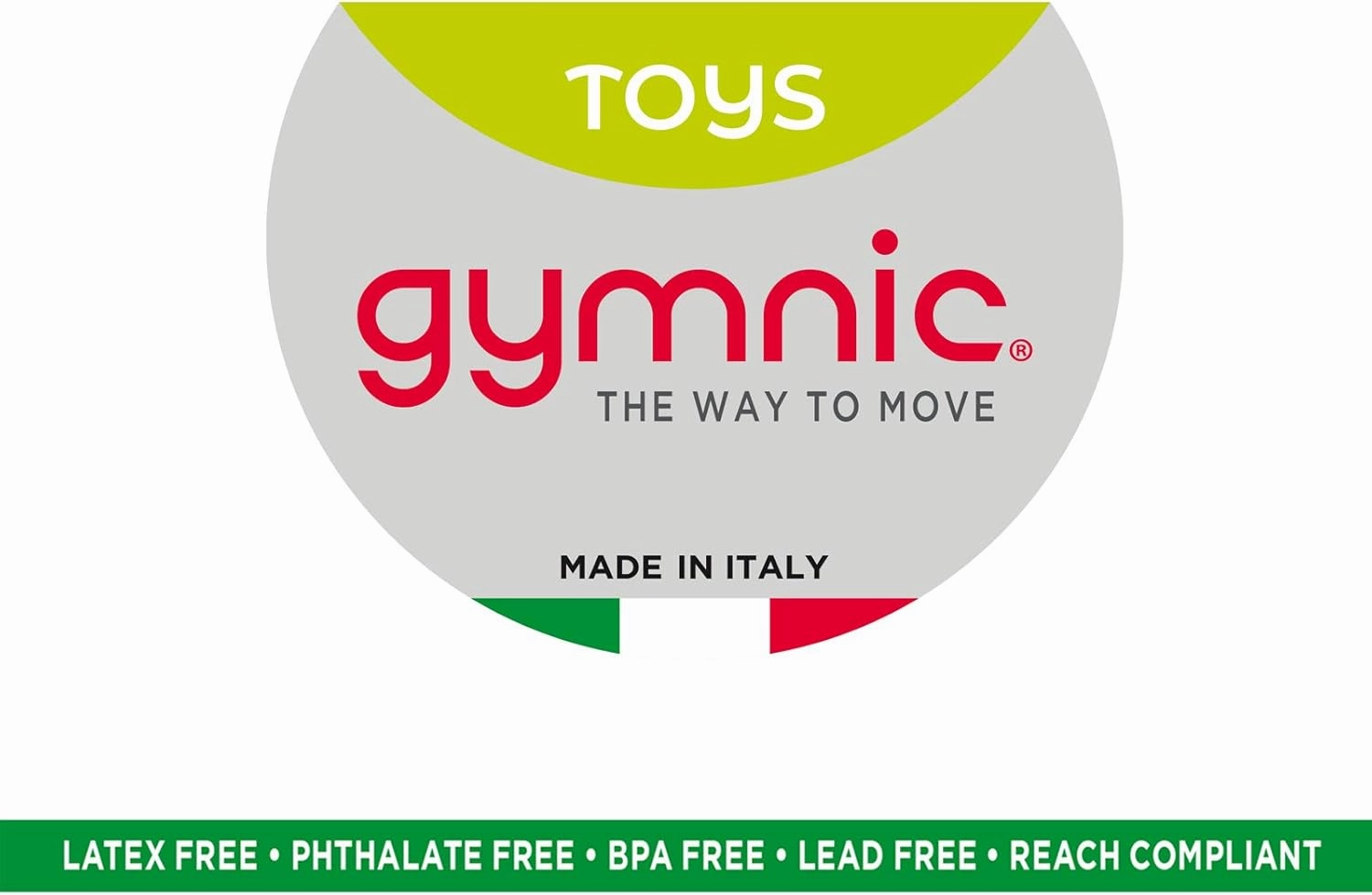 Gymnic Hop 45 Ride on Bounce Toy 18'' (Yellow)