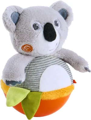 HABA Roly Poly Koala Wobbly Animal Chiming Baby Sensory Toys for Tummytime, Ideal Baby Toy for 6 Months 