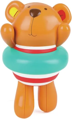 Hape Kids Little Splashers Swimmer Teddy Wind-Up Bath Toy