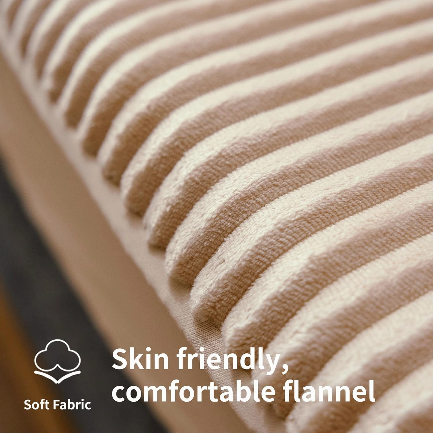 Heated Mattress Pad King Size Dual Control- Electric Mattress Pad 78x80 15 inches 6 Heat Settings Adjustable 1-10 Hour Auto-Off ETL Certified Fast Heat Overheat Protection Machine Washable