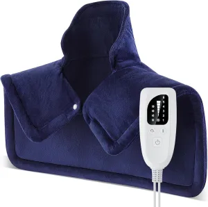 Heating Pad for Neck and Shoulder, Gifts for Women Men Mom Dad, Electric Heat Pads for Back/Knee/Leg, Large Weighted Heating Pad, Machine Washable, Fast-Heating, Auto-Off, 19.7"x22.4"