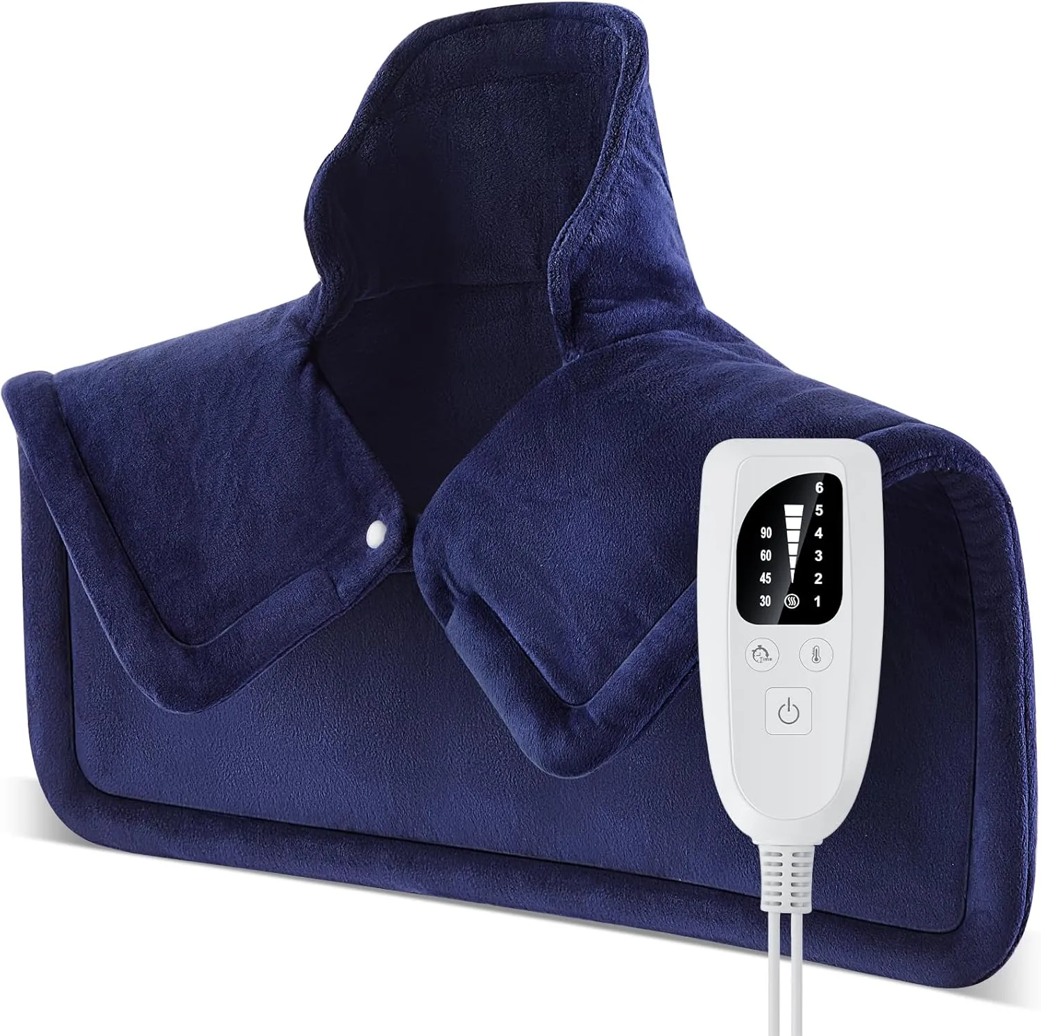Heating Pad for Neck and Shoulder, Gifts for Women Men Mom Dad, Electric Heat Pads for Back/Knee/Leg, Large Weighted Heating Pad, Machine Washable, Fast-Heating, Auto-Off, 19.7"x22.4"