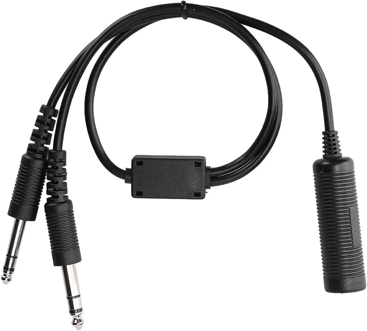 Helicopter Headset to GA Adapter,Helicopter to General Aviation Headset Adapter Cable - David Clark AVCOMM, U 174