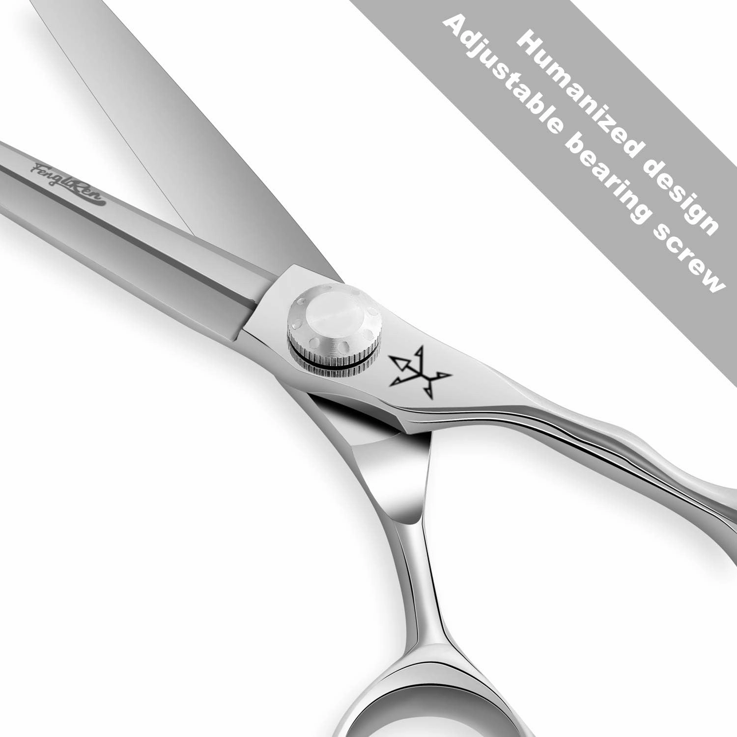 High-end Professional Extremely Very Sharp Barber Hair Cutting Scissors Hairdresser Shears For Hair 6.5 Inch Haircut Scissor Made Of Stainless Steel Alloy For Hairdressing Salon and Home Use