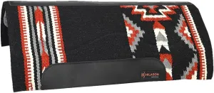 HILASON Western Horse Saddle Blanket Wool Pad 34"x36" | Western Saddle Pad | Wool Saddle Blanket | Horse Saddle Pad