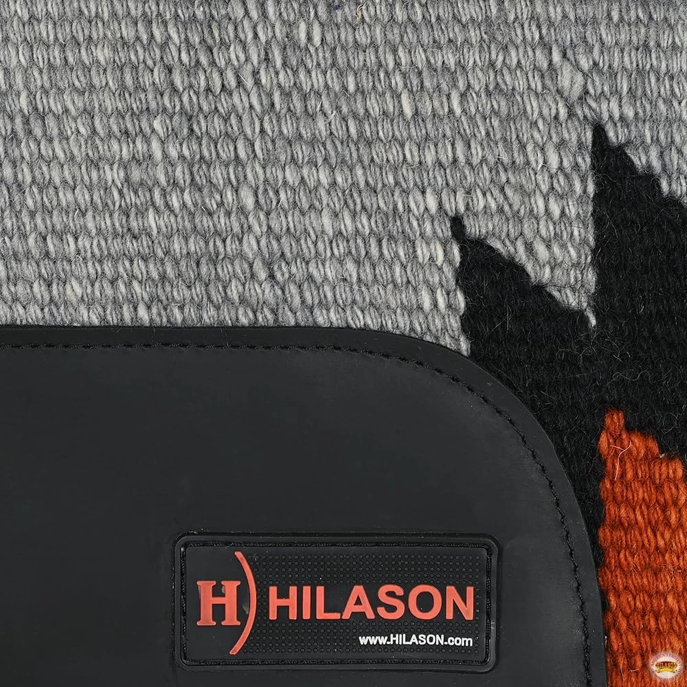 HILASON Western Horse Saddle Blanket Pad Fur Padding 34"x36" | Western Saddle Pad | Fur Saddle Blanket | Horse Saddle Pad
