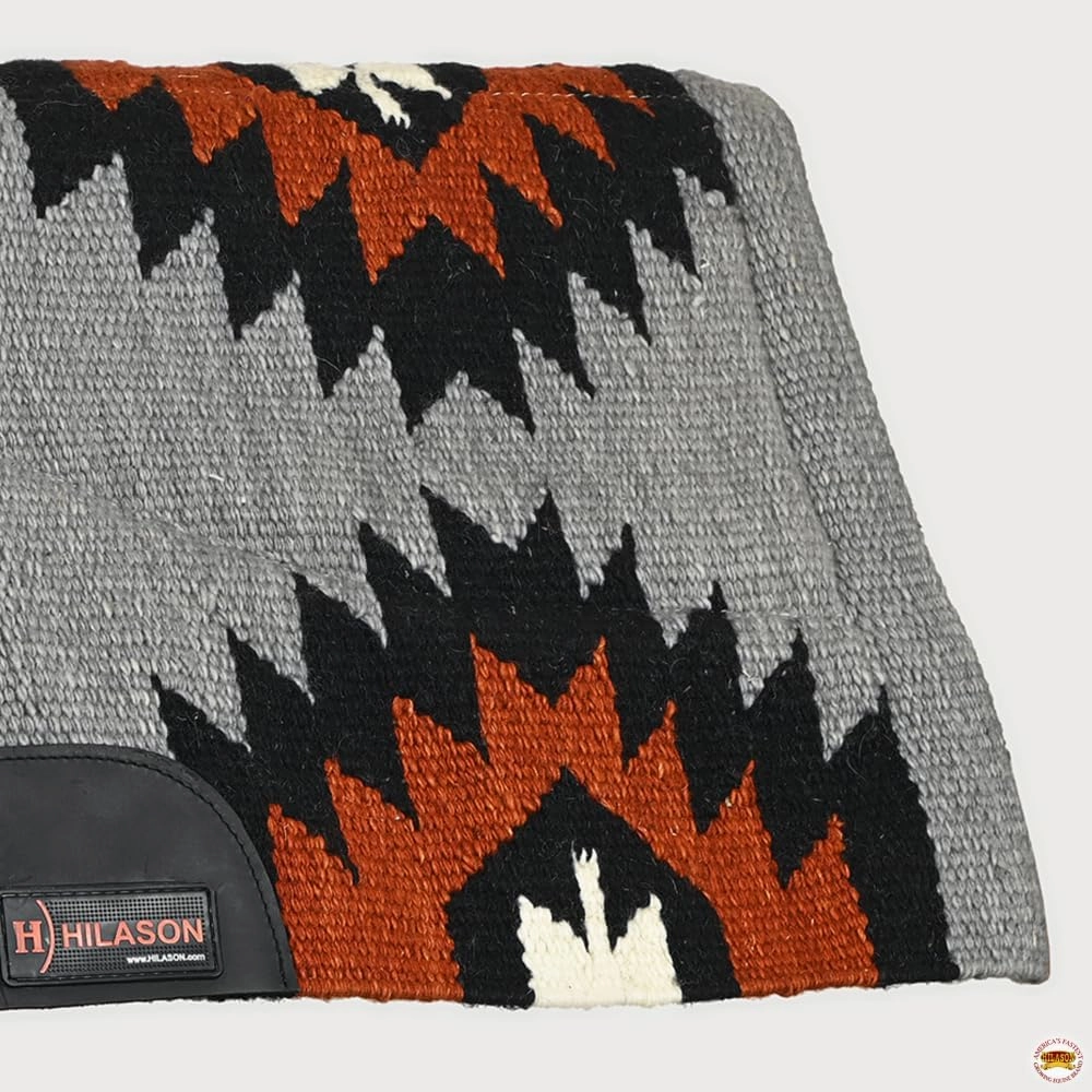 HILASON Western Horse Saddle Blanket Pad Fur Padding 34"x36" | Western Saddle Pad | Fur Saddle Blanket | Horse Saddle Pad