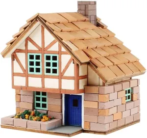 Hobby Wooden Model Kits Mini Brick Wooden House II - A DIY Assembly Kit for Creative Minds