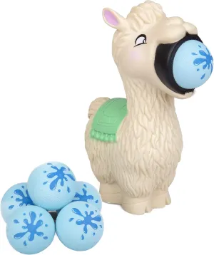 Hog Wild Llama Ball Popper Toy - Includes 4 Soft Foam Balls - Squeeze to Pop Air Powered Balls Up to 20 Feet - Launcher Safe for Indoor/Outdoor Play - Party Favor Gift for Kids, Girls, Boys Ages 5 