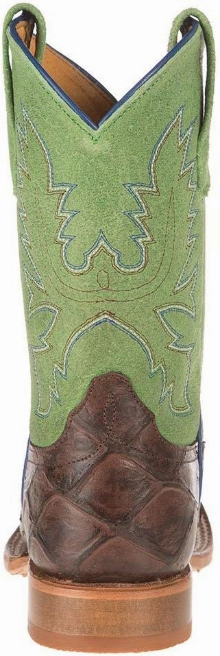 Horsepower Anderson Bean Kids Chocolate Filet of Fish Green Top
