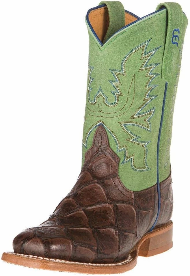 Horsepower Anderson Bean Kids Chocolate Filet of Fish Green Top