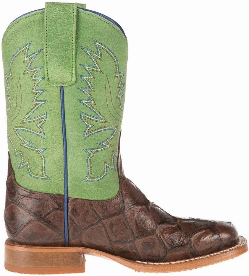 Horsepower Anderson Bean Kids Chocolate Filet of Fish Green Top