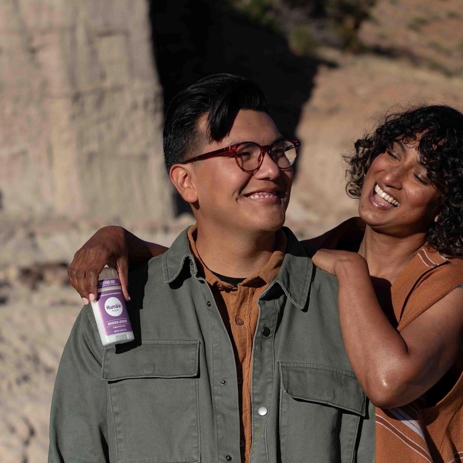 HUMBLE BRANDS Original Formula Aluminum-free Deodorant. Long Lasting Odor Control with Baking Soda and Essential Oils, Mountain Lavender, Pack of 3