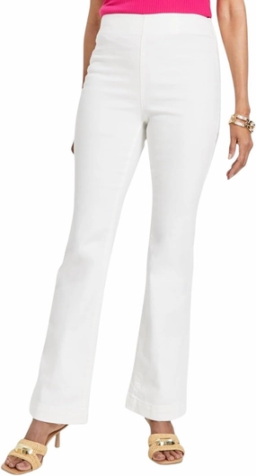 I.N.C. INTERNATIONAL CONCEPTS Women's Bootcut Pull-On Jeans Bright White 12