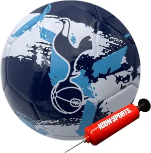Icon Sports Officially Licensed Tottenham Hotspur Regulation Size 5 Soccer Ball