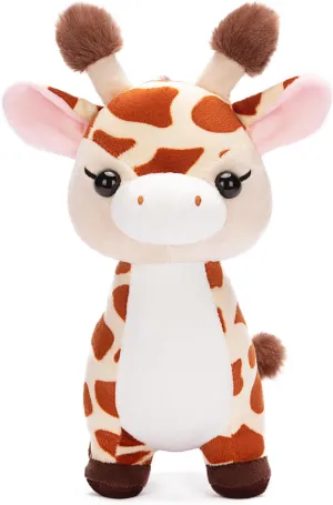IKASA Giraffe Stuffed Animals Plush Toys,11" Cute Soft Plushie Fluffy Cuddly Toy, Gifts for Family Kids Girls Boys