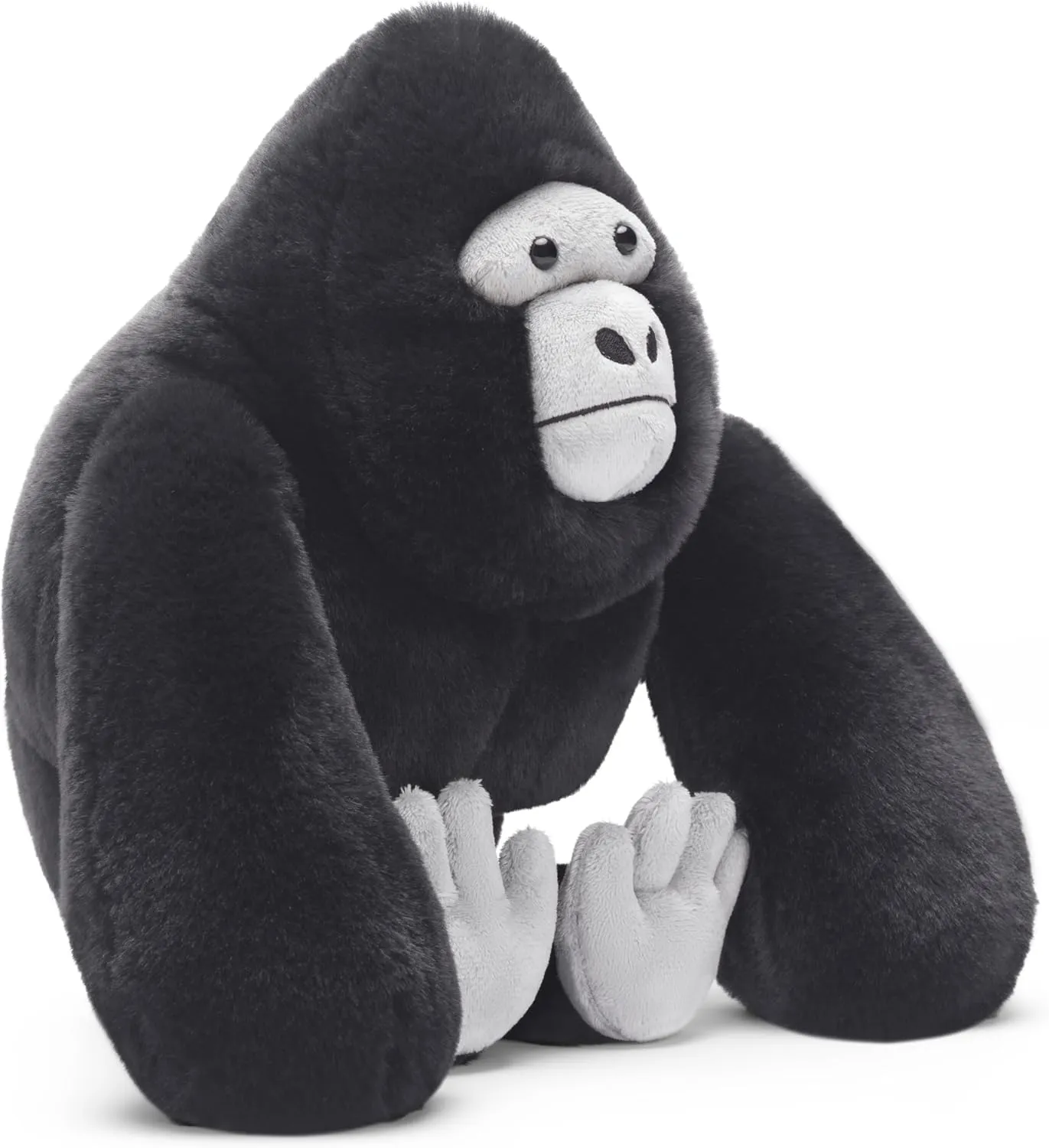 IKASA Gorilla Stuffed Animals Plush Toys,14" Cute Plushie Soft Cuddly Toy, Gifts for Family Kids Girls Boys