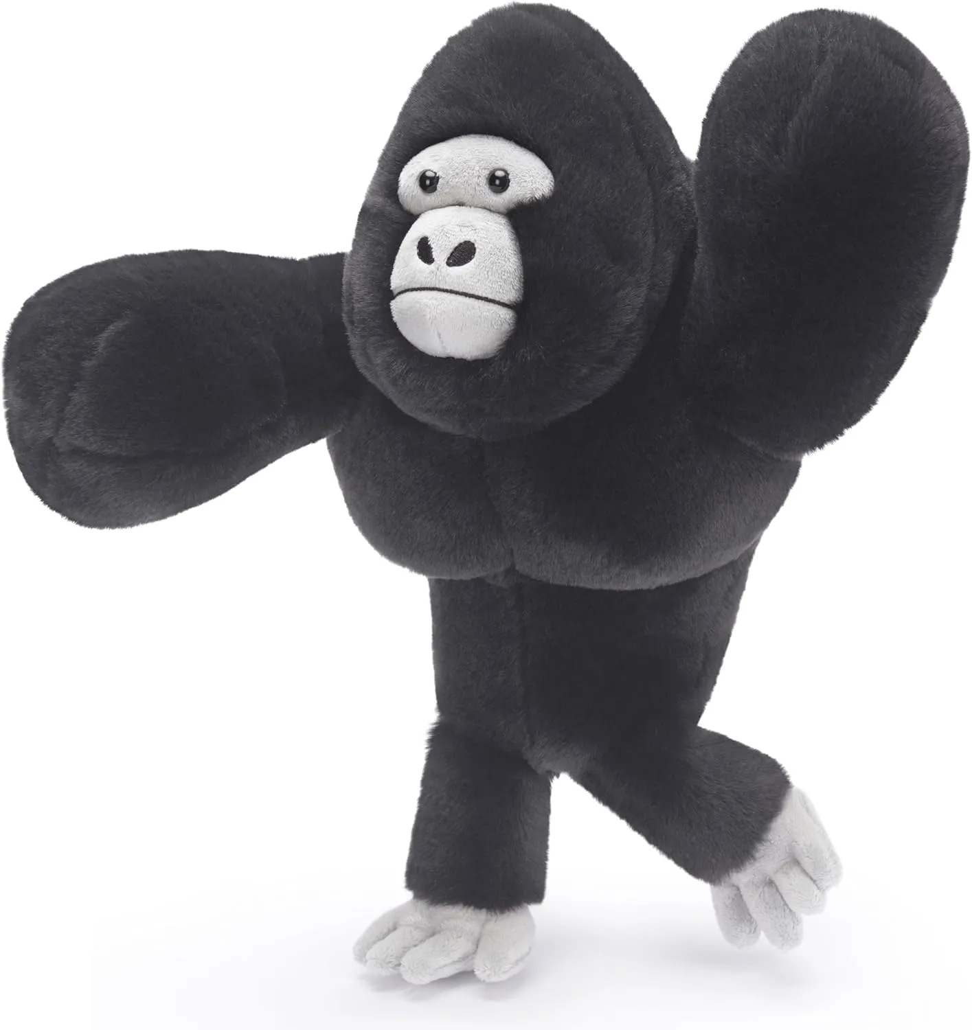 IKASA Gorilla Stuffed Animals Plush Toys,14" Cute Plushie Soft Cuddly Toy, Gifts for Family Kids Girls Boys