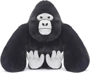 IKASA Gorilla Stuffed Animals Plush Toys,14" Cute Plushie Soft Cuddly Toy, Gifts for Family Kids Girls Boys