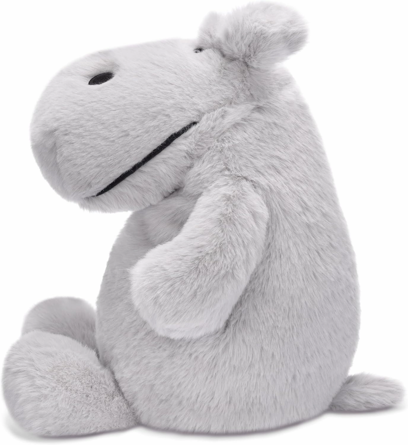 IKASA Hippo Stuffed Animals Plush Toys,14" Hippopotamus Cuddly Cute Soft Small Plushy Toy, Gifts for Family Kids Girls Boys Children