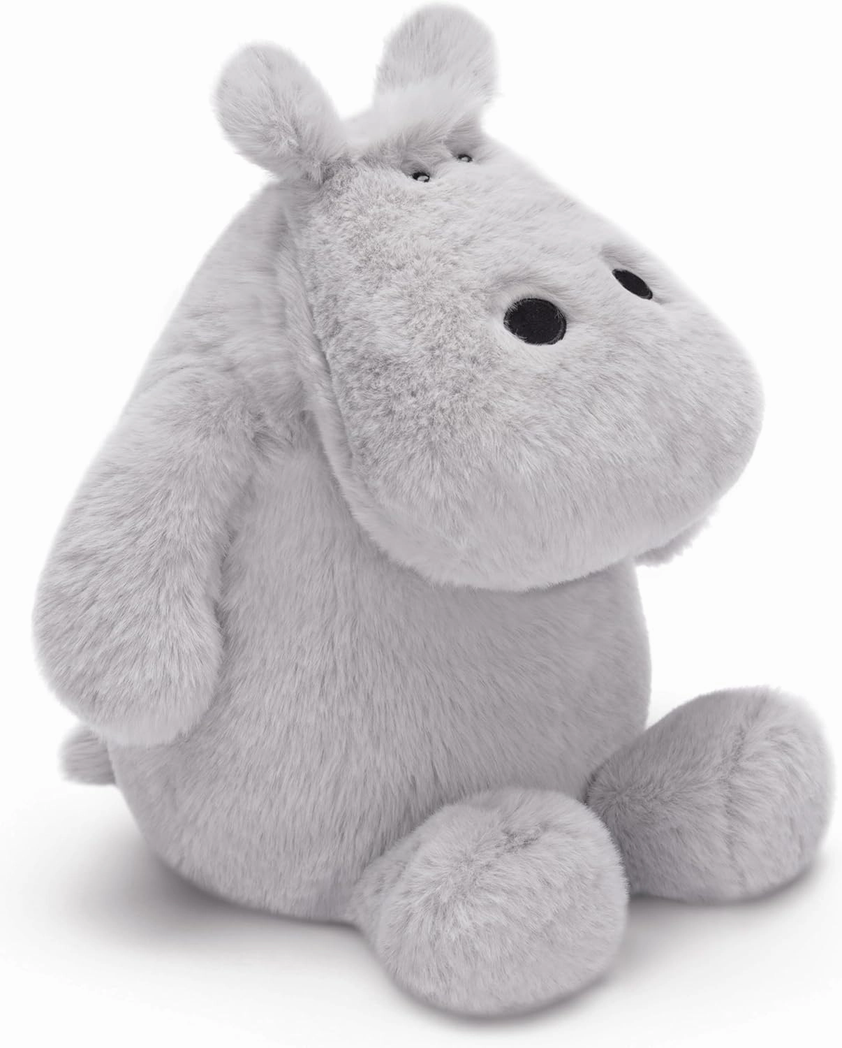IKASA Hippo Stuffed Animals Plush Toys,14" Hippopotamus Cuddly Cute Soft Small Plushy Toy, Gifts for Family Kids Girls Boys Children