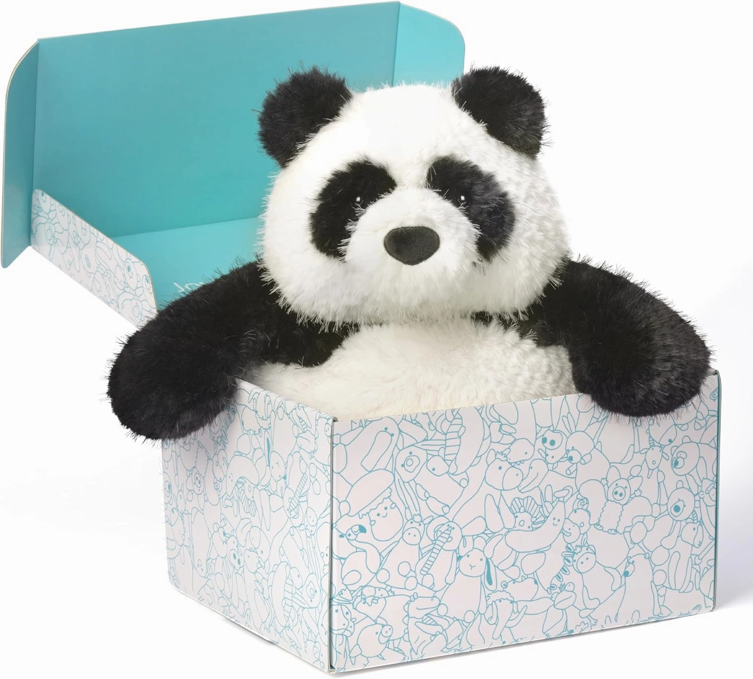 IKASA Panda Stuffed Animals Plush Toys,Cuddly 13" Cute Plushie Soft Plushy Toy, Gifts for Family Kids Girls Boys Children