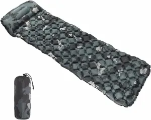 Inflatable Mattress with Pillow, Sleeping Pad Fast Filling, Camping Mat