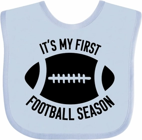 inktastic It's My 1st Football Season Baby Bib
