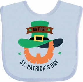 inktastic My First St Patrick's Day Baby's First St Patricks Baby Bib