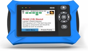 Innova SD35 OBD2 Scanner – ABS, SRS, TPMS & Check Engine Code Reader, Live Data, All System Diagnostics, Compatible with Most Vehicles