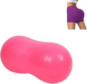 Intimate Yoga Ball for Couples - Multi-Use Love Position Ball, Anti-Burst Exercise Ball,Pregnancy Support, Bedroom Fitness & Romantic Bonding,Pink(Send Yoga Pants)