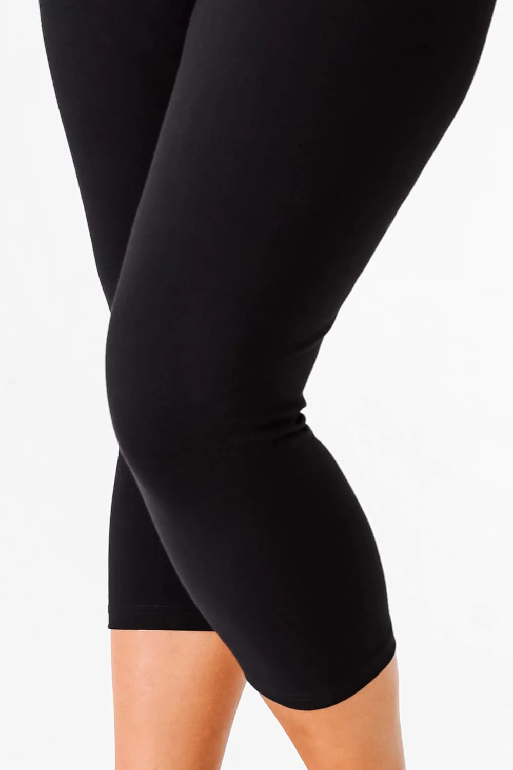 INTRO. Tummy Control High Waist Pull-On Capri Length Legging