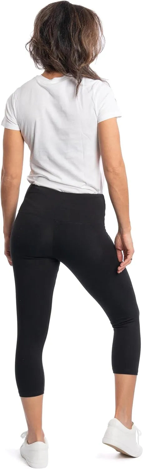 INTRO. Tummy Control High Waist Pull-On Capri Length Legging