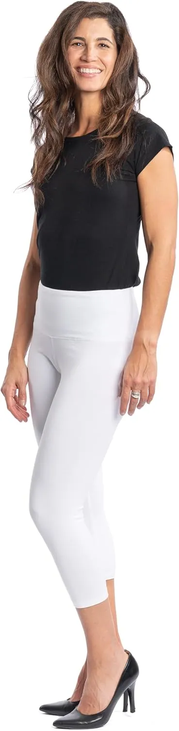INTRO. Tummy Control High Waist Pull-On Capri Length Legging