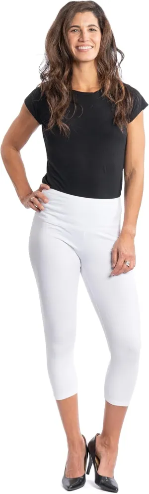 INTRO. Tummy Control High Waist Pull-On Capri Length Legging