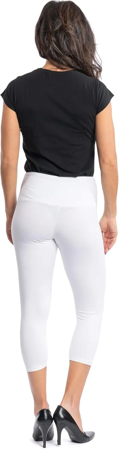 INTRO. Tummy Control High Waist Pull-On Capri Length Legging
