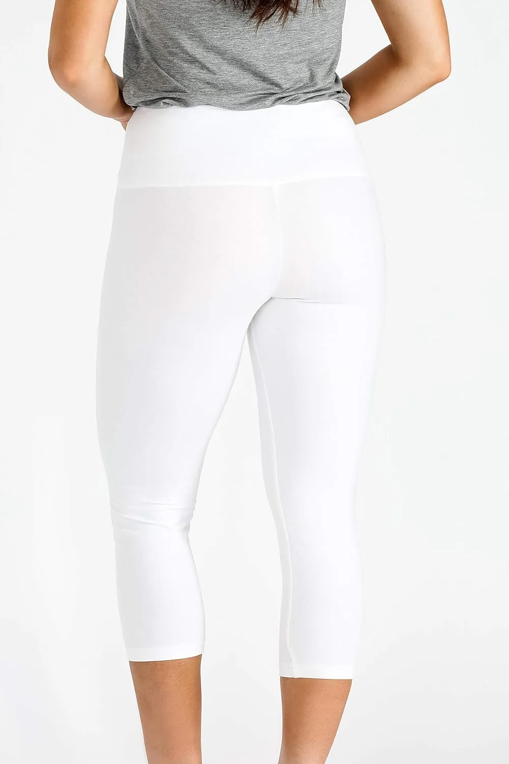 INTRO. Tummy Control High Waist Pull-On Capri Length Legging
