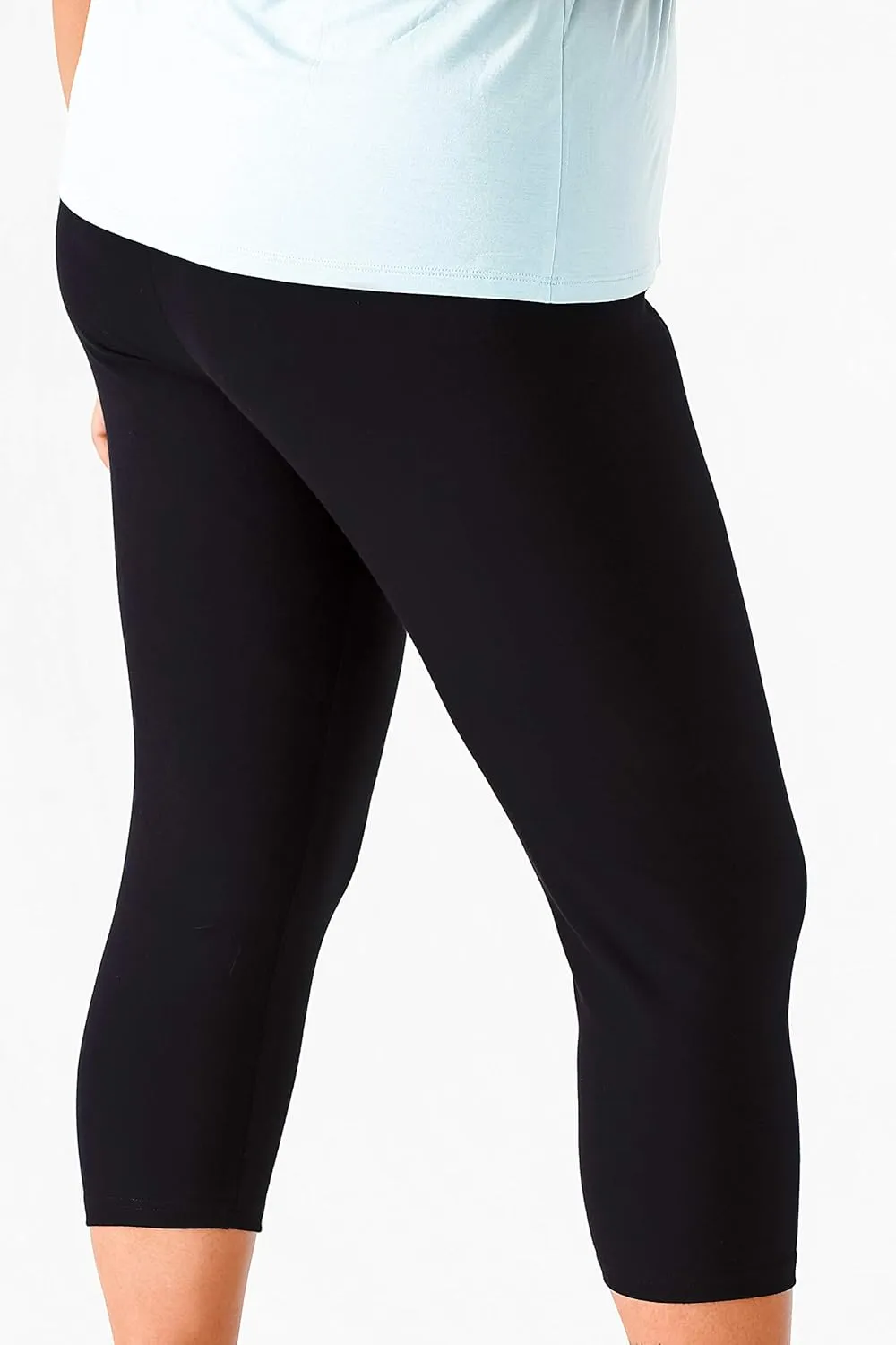 INTRO. Tummy Control High Waist Pull-On Capri Length Legging