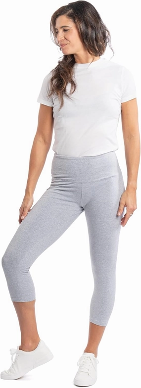 INTRO. Tummy Control High Waist Pull-On Capri Length Legging