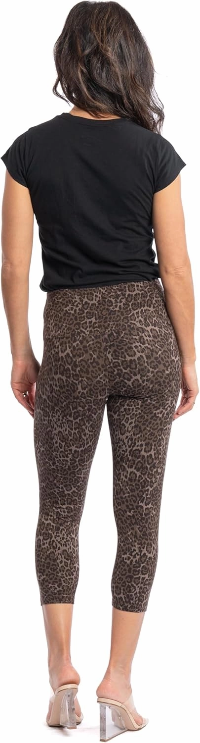 INTRO. Tummy Control High Waist Pull-On Capri Length Legging
