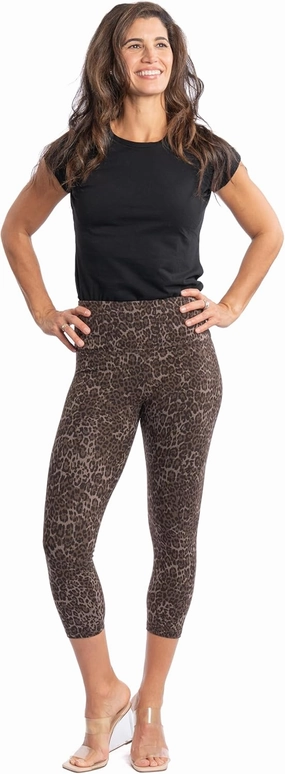 INTRO. Tummy Control High Waist Pull-On Capri Length Legging