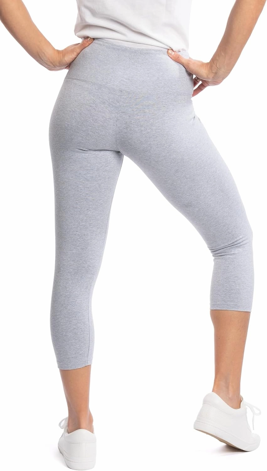 INTRO. Tummy Control High Waist Pull-On Capri Length Legging